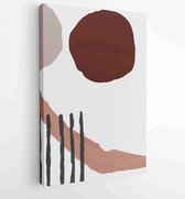 Abstract organic shape Art design for poster, print, cover, wallpaper, Minimal and natural wall art. Vector illustration. 1 - Moderne schilderijen – Vertical – 1810070356 - 80*60 V