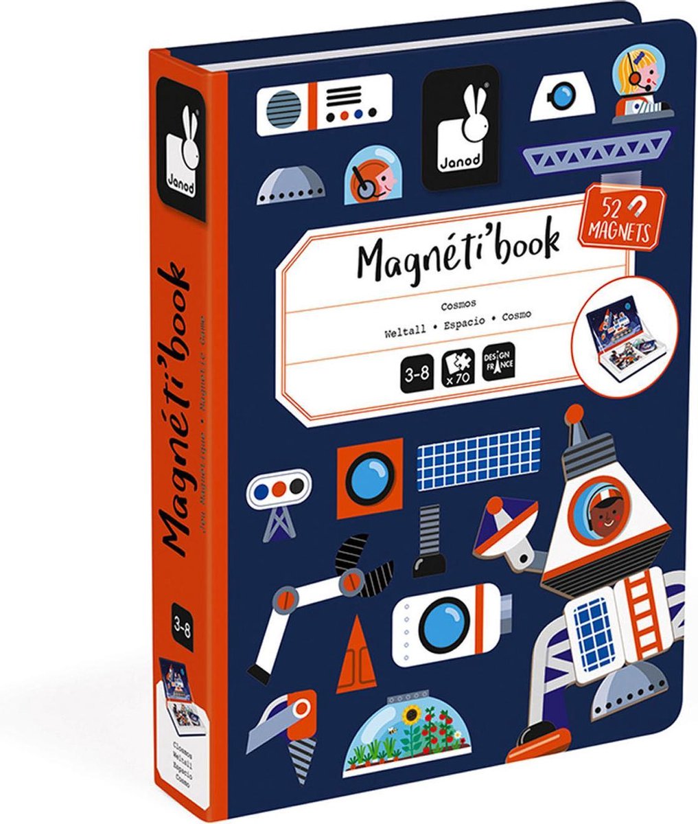 Janod - Magnetibook - Heelal - Magneetboek Speelset — afbeelding 5