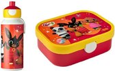 Bing Lunchset Junior 400 Ml 17,8 X 6,1 Cm Abs Rood 2-delig
