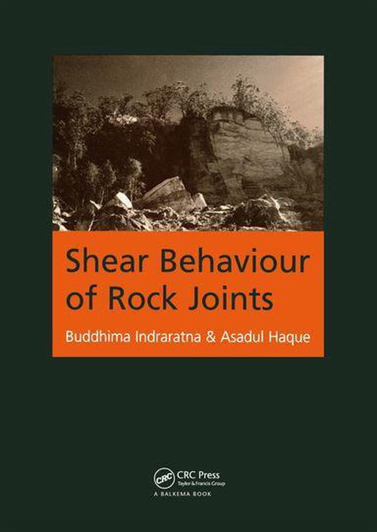 Shear Behaviour of Rock Joints - cover