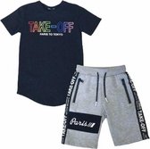 S&C set / sportset -  zwart/grijs - TAKE-OFF - maat 134 (10)