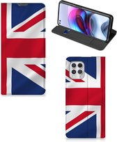 Stand Case Motorola Moto G100 Telefoonhoesje Groot-Brittannië Vlag
