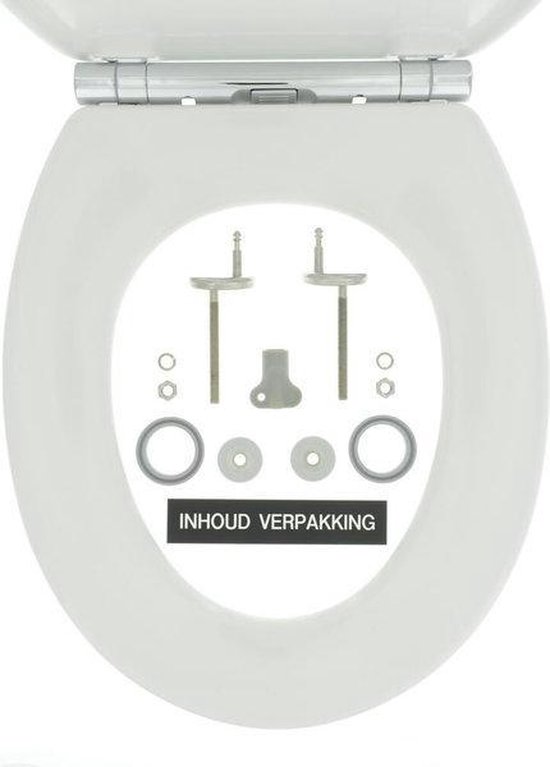 WC-bril, Toiletbril uitneembaar soft close, duroplast, Wit Ovale standaard O/U/V-vorm, eenvoudige reiniging, afneembaar WC-bril, Toiletbril uitneembaar soft close, duroplast, Wit Ovale standaard O/U/V-vorm, eenvoudige reiniging, afneembaar