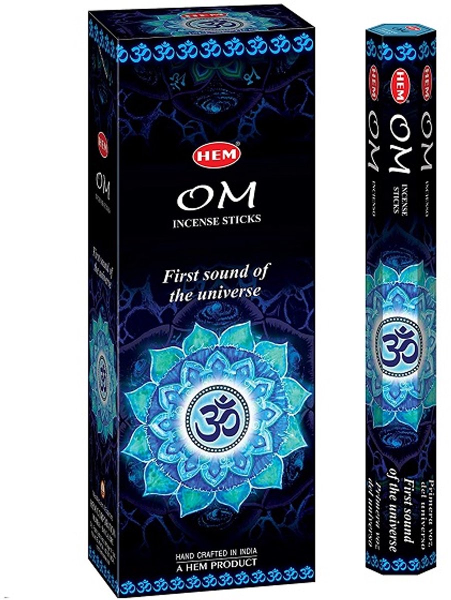 HEM Wierook - OM (Sound Of Universe) - 1 los pakje à 20 stokjes Transparant
