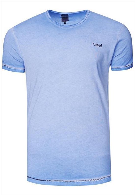 T-shirt heren blauw - Rusty Neal - 15280