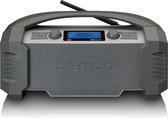 Lenco ODR-150GY Radio portable Analogique et numérique Noir, Gris