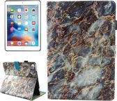 Voor iPad Pro 10,5 inch bruin marmer patroon horizontale flip lederen beschermhoes met houder & kaartsleuven & portemonnee & pennenhouder & slaap / ontwaken