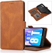 Voor Xiaomi Redmi Note 8T Retro Magnetische Sluiting Horizontale Flip Leren Case met Houder & Kaartsleuven & Fotolijst & Portemonnee (Bruin)