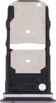 Simkaartlade + Simkaartlade / Micro SD-kaartlade voor Motorola Edge XT2063-3 (paars)