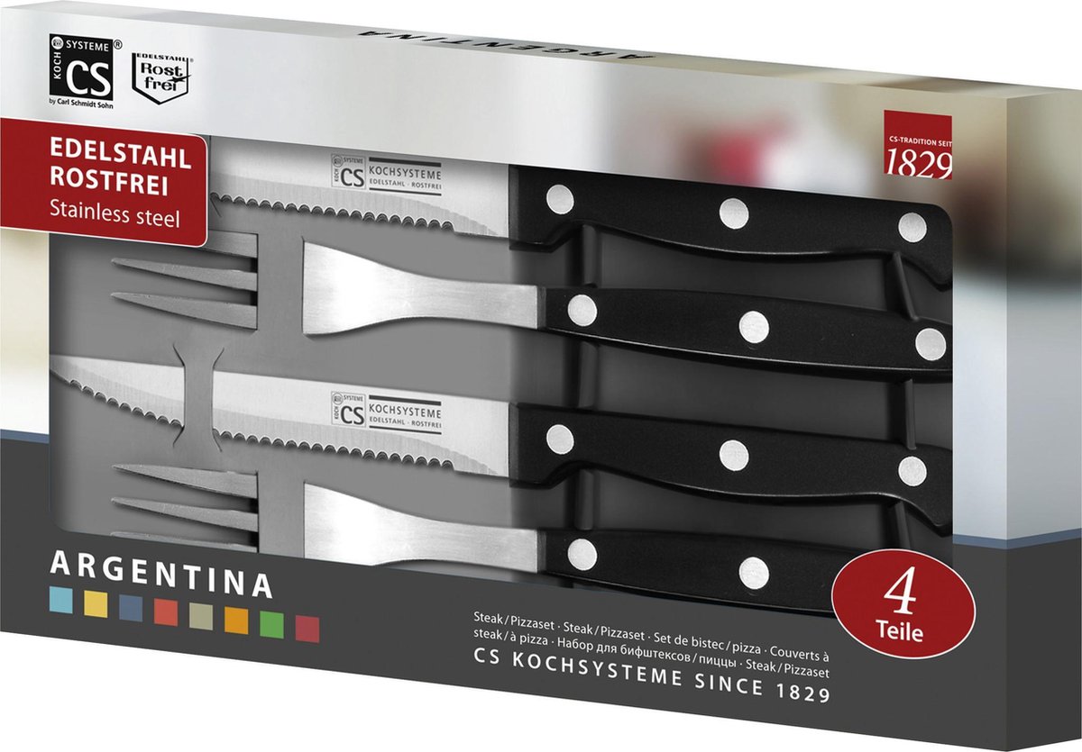 Steakbestek Star Argentina (4 delig)