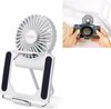 CHOZONSS P30 multifunctionele ventilator draagbare handheld koelstandaard mobiele telefoonradiator (wit)