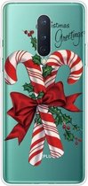 Voor OnePlus 8 Christmas Series transparante TPU beschermhoes (grote kruk)
