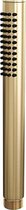 Brauer Gold Edition Regendoucheset opbouw - hoofddouche 20cm - glijstang - handdouche staaf 1 stand - gladde knoppen - PVD - geborsteld goud
