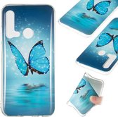 Noctilucent TPU Soft Case voor Huawei P20 lite (2019) (vlinder)