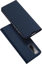 Voor Huawei Honor 30 Pro + DUX DUCIS Skin Pro-serie Horizontale flip PU + TPU lederen hoes, met houder en kaartsleuven (blauw)