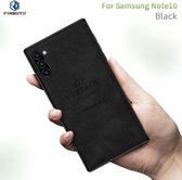 PINWUYO Schokbestendige waterdichte volledige dekking PC + TPU + huid beschermhoes voor Galaxy Note10 (zwart)