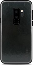 MOFI voor Galaxy S9 + PC + TPU + PU lederen beschermhoes achterkant (zwart)
