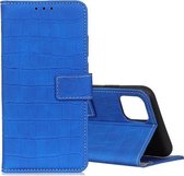 Voor Galaxy Note10 Lite / A81 Krokodiltextuur Horizontale Flip Leren Case met Houder & Portemonnee & Kaartsleuven & Fotolijst (Blauw)