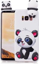 Voor Galaxy S8 schokbestendige Cartoon TPU beschermhoes (Panda)