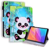 Huawei Honor Waterplay / C5 8 inch 2020 Gekleurde Tekening Horizontale Flip Leren Case met Houder & Kaartsleuf & Fotolijst (Panda)