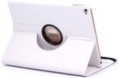 360 graden rotatie Litchi Texture Flip Leather Case met 2 versnellingen houder voor iPad Air 2 (wit)