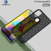 Voor Samsung Galaxy M31 PINWUYO Series 2 Generation PC + TPU Waterproof en Anti-drop All-inclusive beschermhoes (zwart)