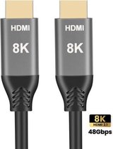 HDMI2.1 8K 120Hz High Dynamic HD-kabel, kabellengte: 1m