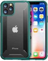 Mobigear Armor Clear Hardcase voor de iPhone 11 - Groen