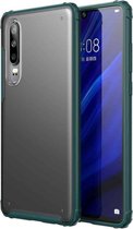 Voor Huawei P30 Magic Armor TPU + PC Combination Case (Donkergroen)