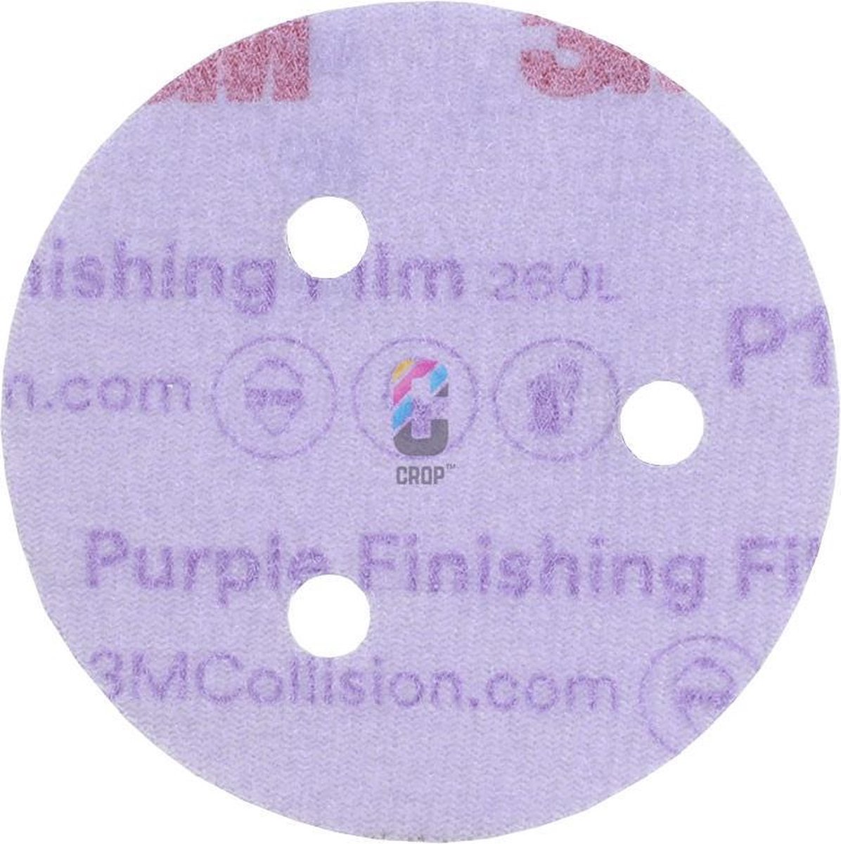 3M 51267 260L+ Purple Micro Schuurschijven 75mm P1500 - 50 stuks