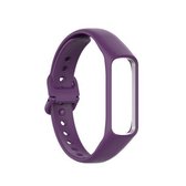 Voor Samsung Galaxy Fit 2 siliconen vervangende polsband horlogeband (paars)