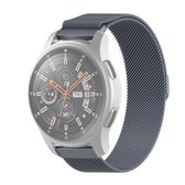 For Honor Magic Watch 2 / Galaxy Active2 Milan roestvrijstalen gaasband 22 mm (grijs)