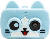 12MP 2.0 inch IPS High-definition scherm WiFi Leuke Cartoon Plezier Kinderen Fotografie Digitale camera (hemelsblauw)