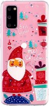 Voor Samsung Galaxy S20 Ultra kerstpatroon TPU beschermhoes (kerstcadeau)