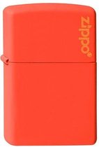 Aansteker Zippo Orange Matte with Zippo Logo