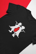 Hunter X Hunter HxH Logo T-Shirt - Anime Merchandise - Friends forever - Shounen - Cadeau voor geek gamer - Unisex Maat S Zwart