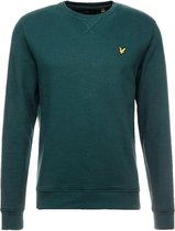 Lyle & Scott - Heren Sweaters Brushed Crew Neck Sweatshirt - Groen - Maat L