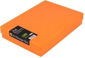 Weston Boxes, A4 Storage Box, Oranje/Opaque Neon