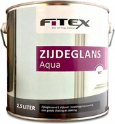 Fitex-Zijdeglans Aqua-Ral 9016 Verkeerswit 2,5 liter