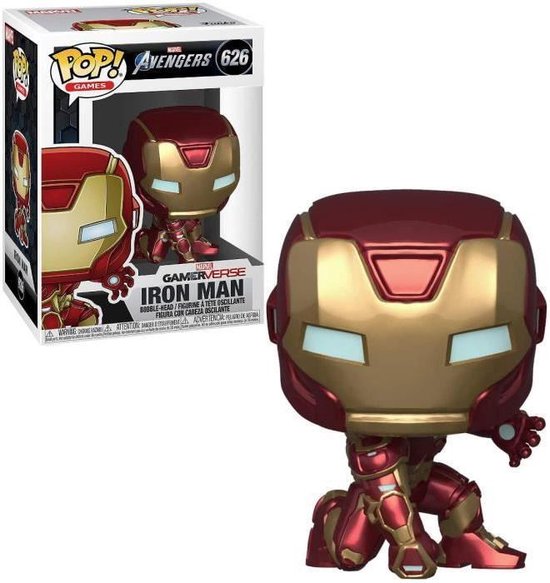 Pop Marvel: Avengers Game - Iron Man (Stark Tech) - Funko Pop #626 - Funko