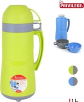Plastic term met 2 kopjes 1 liter Privilege - Geassorteerd