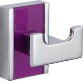 DOUBLE haak hanger CHROME ZINK ALBA