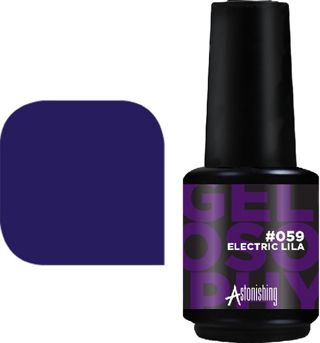 Goedkoopste Astonishing - Gellac - 059 Electric Lila - 15 ml - Gelosophy - UV/Led Gel - Gellak - Gelnagels - Nagellak - Gel Nails - Gelnagel producten - Gel Nagellak - Gel Nagel - Gelnagels voor Thuis - Nail art