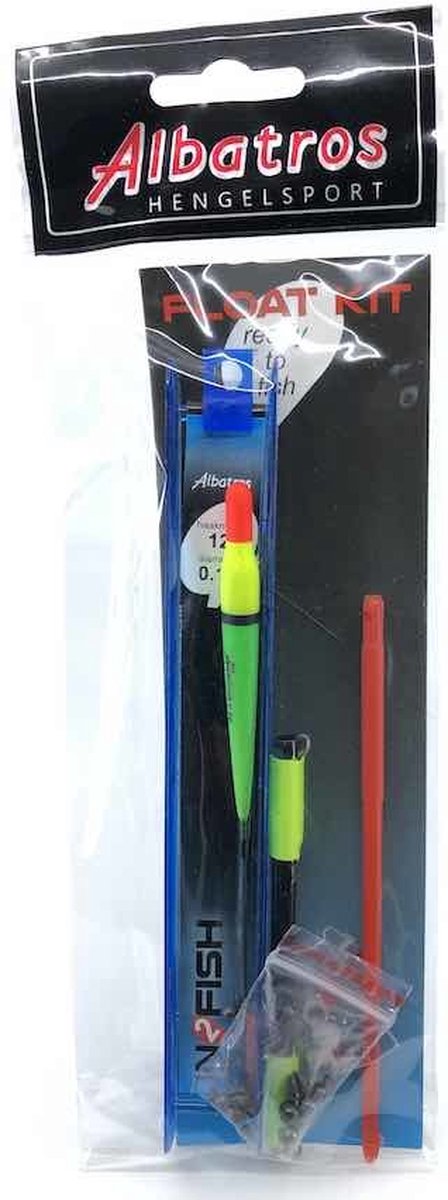 IN2FISH Tuigkit Compleet No.1 - Tuigje - Kikkertje - Onthaker - Loodjes - Haakjes - Rubbertjes van Merkloos — afbeelding 2