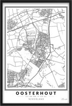 Poster Stad Oosterhout A2 - 42 x 59,4 cm (Exclusief Lijst)