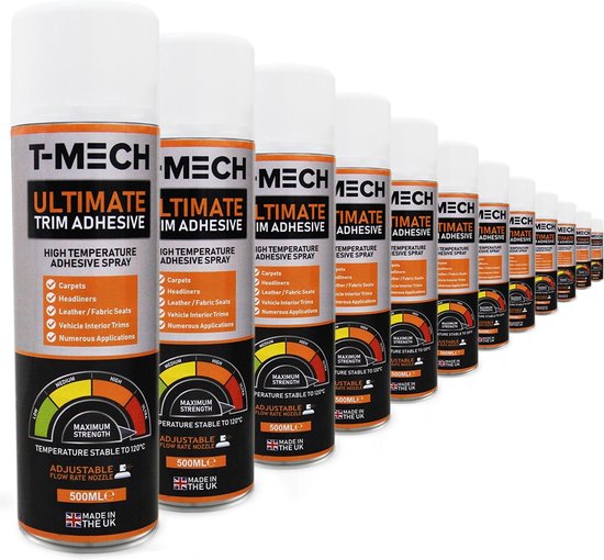 TMech Ultimate Trim Glue 12 x de 500 ml Résistant à des
