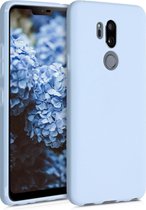 kwmobile telefoonhoesje voor LG G7 ThinQ / Fit / One - Hoesje voor smartphone - Back cover in mat lichtblauw