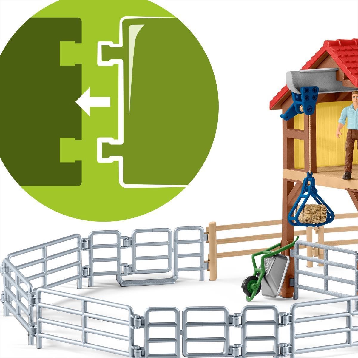 schleich FARM WORLD - Weidehek - Accessoires - Kinderspeelgoed voor Jongens en Meisjes - 3 tot 8 jaar - 42487 — afbeelding 3