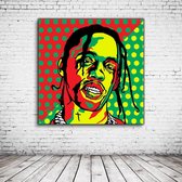 Pop Art Travis Scott Poster - 90 x 90 cm Fotopapier Mat 180 gr - Popart Wanddecoratie