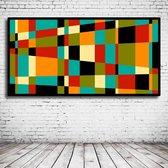 Modern Art N° 114 Poster - 120 x 60 cm Fotopapier Mat 180 gr - Popart Wanddecoratie